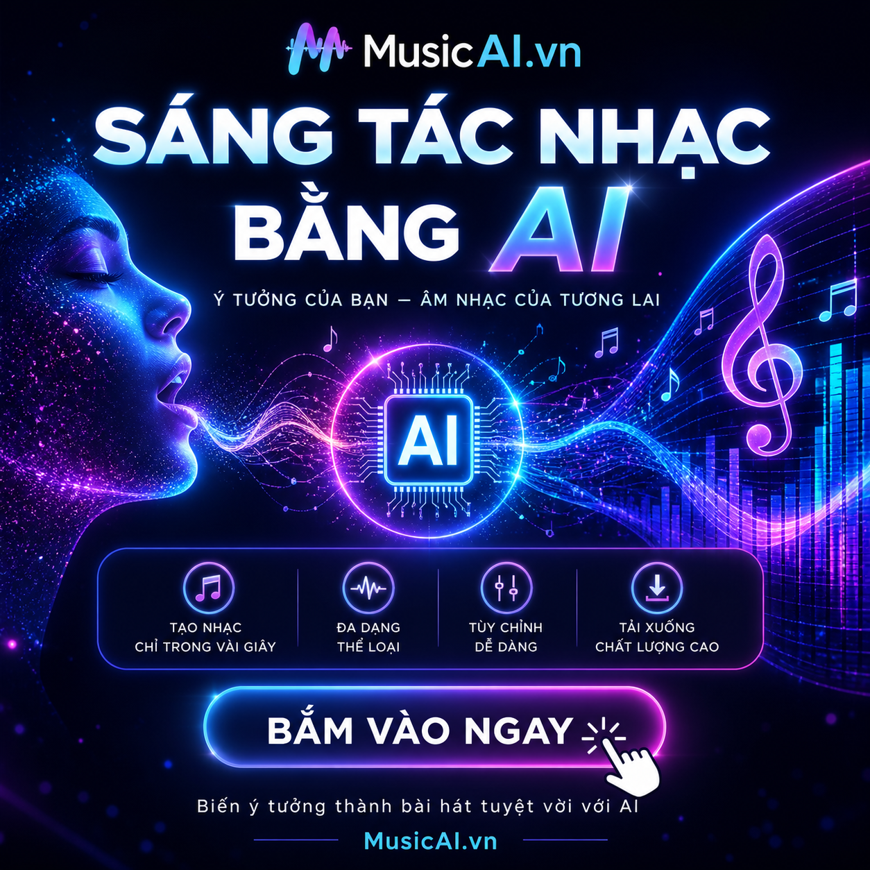 MusicAI.vn — Sáng tác nhạc bằng AI